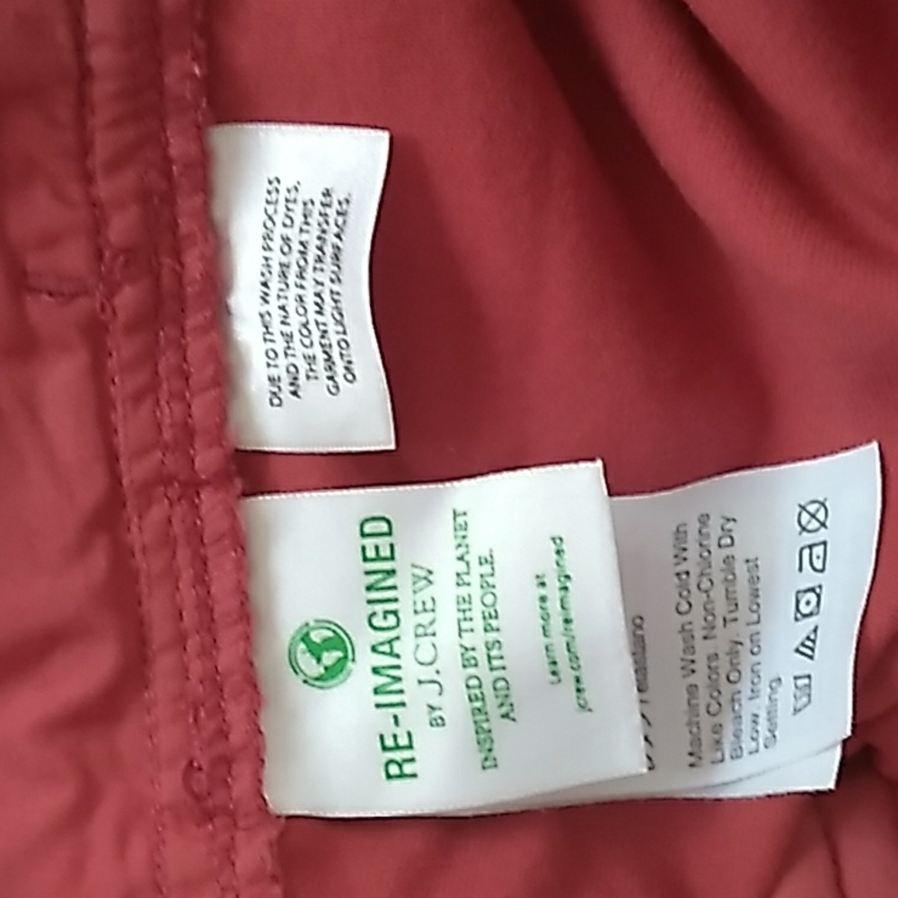 J Crew Shorts Sz 00 Dusty Rose 🌹 Red Pink color - Picture 4 of 6